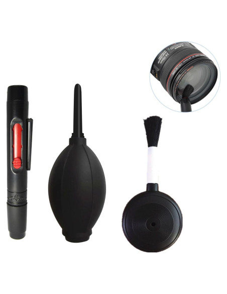 Kit de Limpieza de Lentes de Cámara YAFIYGI 3 Piezas