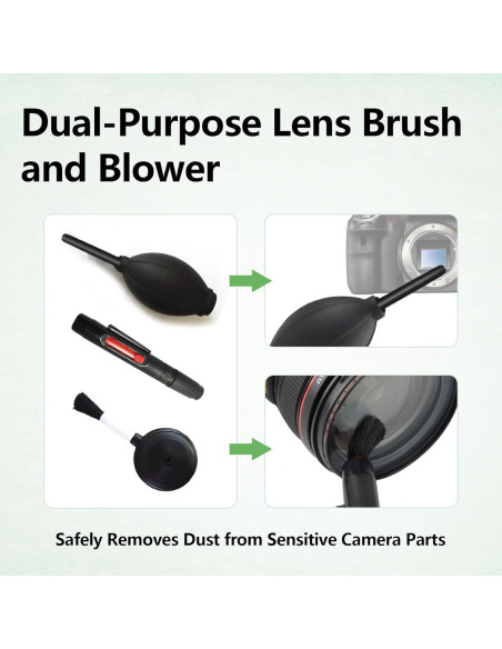 Kit de Limpieza de Lentes de Cámara YAFIYGI 3 Piezas