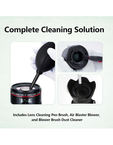 Kit de Limpieza de Lentes de Cámara YAFIYGI 3 Piezas