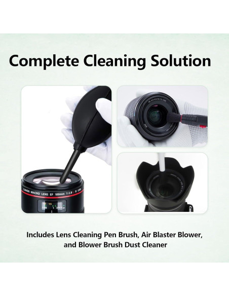 Kit de Limpieza de Lentes de Cámara YAFIYGI 3 Piezas