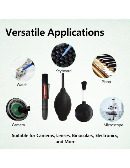 Kit de Limpieza de Lentes de Cámara YAFIYGI 3 Piezas