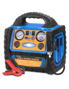 Arrancador de Salto ZunDian 1800A 6-en-1 con Compresor