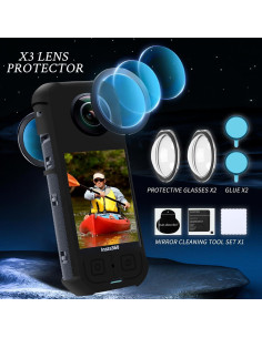 Kit de Accesorios Protectores Vasgather para Insta 360 X3 2