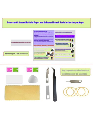 Reemplazo Cubierta Vidrio Cámara Trasera Samsung Note 20 Ultra