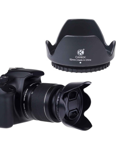 Juego de 2 Parasoles de Lente 67 mm CamKix + Tapa de Lente