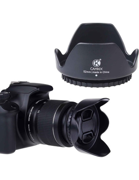 Juego de 2 Parasoles de Lente 67 mm CamKix + Tapa de Lente