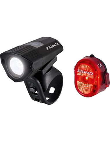 Luz Delantera Sigma Buster 100 y Trasera Nugget II - 120 Lúmenes