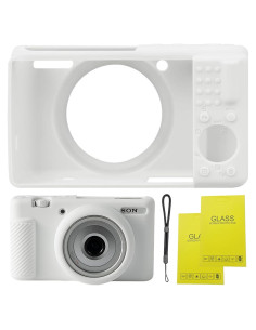 Funda de cámara Sony ZV-1F/ZV-1 II/ZV-1M2 Silicona Blanca