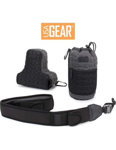 Funda para Lentes Grande USA GEAR FlexARMOR-X Neopreno
