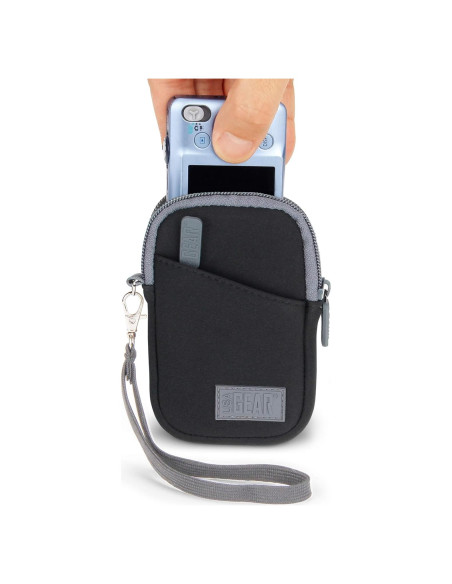 Funda de Cámara Digital USA Gear Compacta Negra y Gris 11.43 cm
