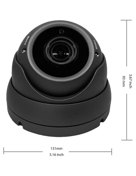 Cámara de Seguridad SVD THD-V28 1080P Varifocal 2.8-12mm