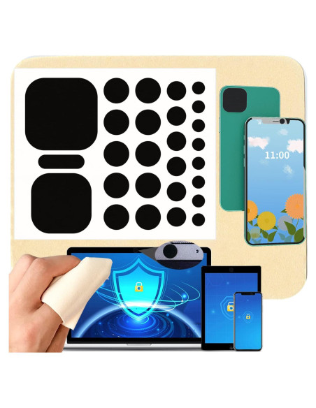 27 Piezas Cubiertas de Webcam Genérico - Reutilizables y Lavables