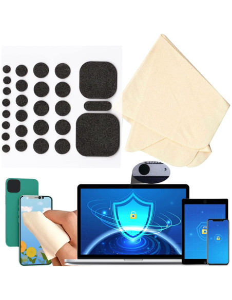 27 Piezas Cubiertas de Webcam Genérico - Reutilizables y Lavables
