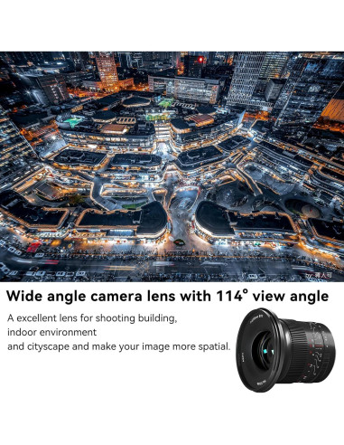 Lente Manual 7artisans 15mm F4 para Cámara Canon RF