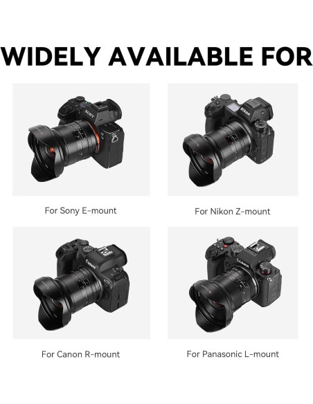 Lente Manual 7artisans 15mm F4 para Cámara Canon RF