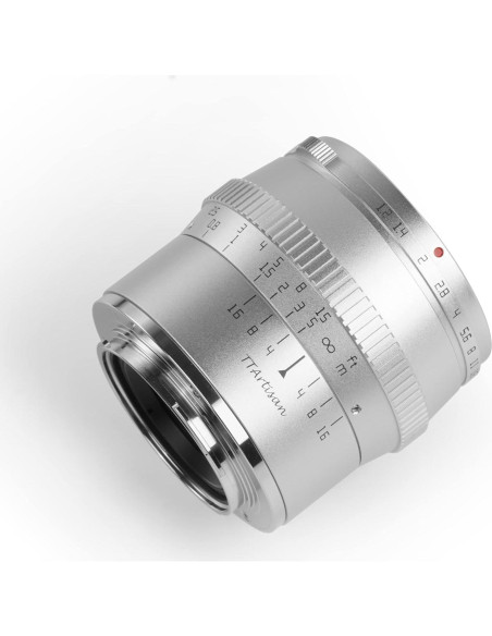 Lente TTArtisan 50mm F1.2 Enfoque Manual para Canon M