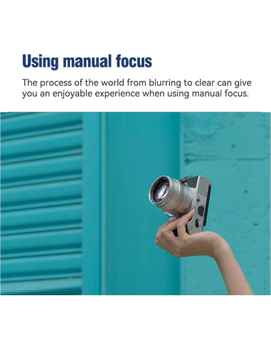 Lente TTArtisan 50mm F1.2 Enfoque Manual para Canon M