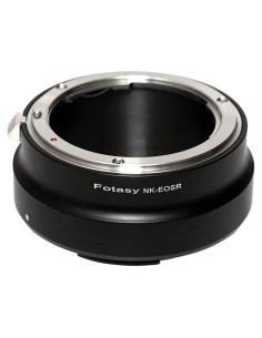Adaptador de lente Fotasy Nikkor F Mount a Canon RF 3.56x7.11cm