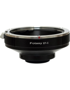 Adaptador de Lente Fotasy Canon EF a C Mount para DSLR y CCTV 2