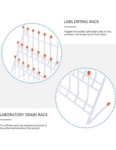 Soporte de Secado VILLCASE 30x30cm Metal Blanco Pared 2