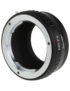 Adaptador de Lente Haoge Minolta Rokkor MD MC a Fujifilm X 2