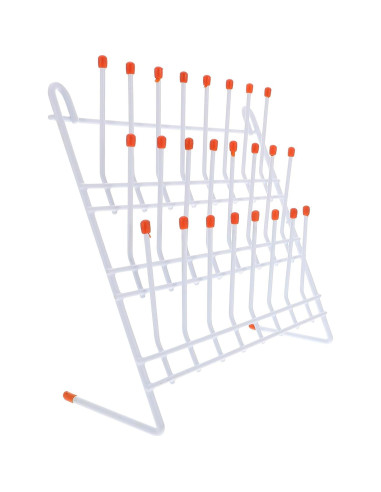 Soporte de Secado VILLCASE 30x30cm Metal Blanco Pared