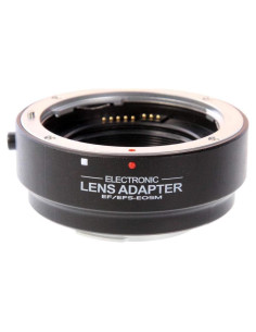 Adaptador Electrónico AF FocusFoto para Lentes Canon EF EF-S a EOS M