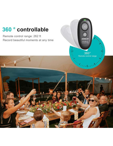 Control Remoto Inalámbrico AODELAN SRR-PEBBLE para Sony