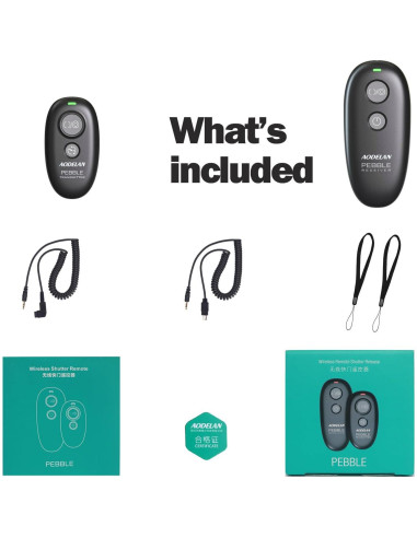 Control Remoto Inalámbrico AODELAN SRR-PEBBLE para Sony