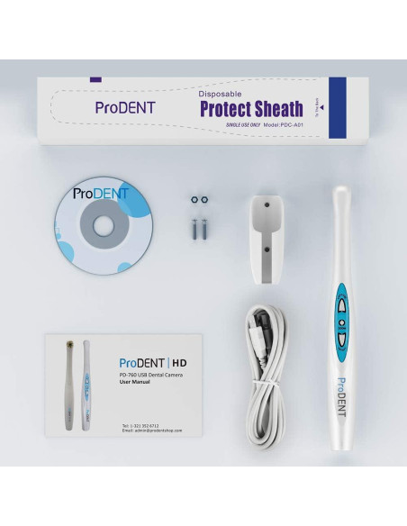 Cámara Intraoral HD ProDENT PD760 USB Compatible Software