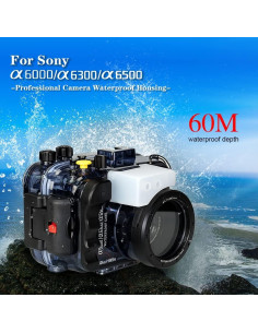 Carcasa Submarina Impermeable Seafrogs para Sony A6000 A6300 A6500 2