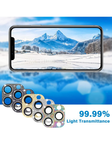 Protector de Lente de Cámara Hsefo para iPhone 14 Pro/Max 9H