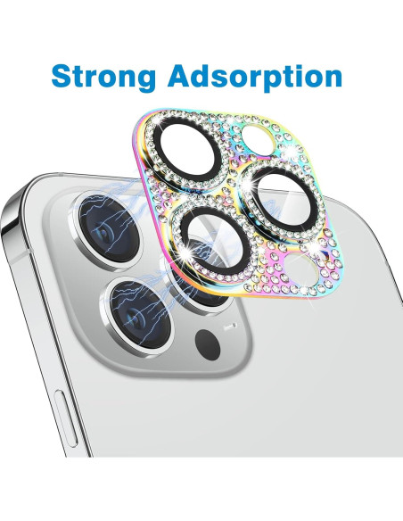 Protector de Lente de Cámara Hsefo para iPhone 14 Pro/Max 9H
