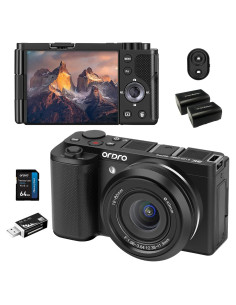 Cámara Digital ORDRO G930 5K 64MP con Zoom Óptico y Pantalla 3.2"