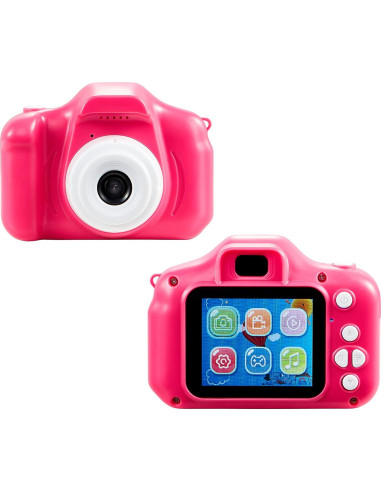 Cámara Digital para Niños Vivitar Kidzcam Rosa 12 MP HD