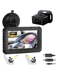 Cámara para Bebé eSynic ESYAM760 HD 1080P USB 4.3"