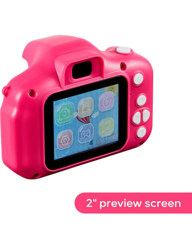 Cámara Digital para Niños Vivitar Kidzcam Rosa 12 MP HD