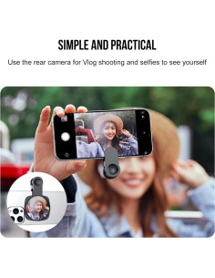 Espejo Selfie Clip WOWNOVA HD para Cámara Trasera - 12 cm 2