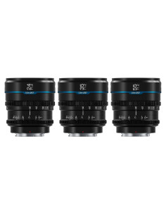 Juego de Lentes de Cine SIRUI Night Walker 24mm 35mm 55mm T1.2