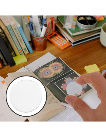 Juego de 12 Lentes Convexas de Acrílico 2.5cm para Experimentos