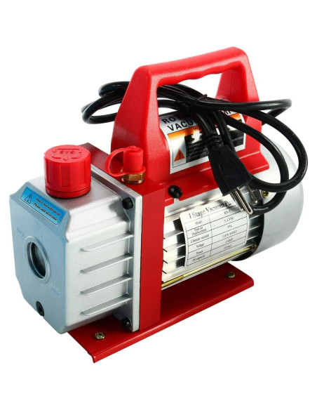 Bomba de vacío YaeKoo 1/4HP 3CFM con manómetro y mangueras