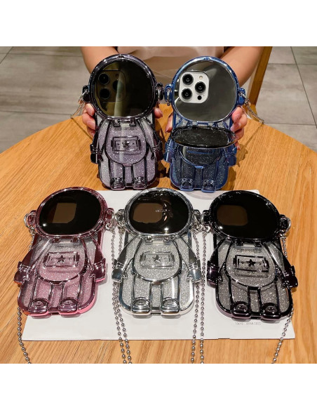 Funda de teléfono ShinOya con soporte oculto 3D para iPhone 14 Pro Max