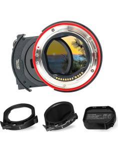 Adaptador de lente Canon EF a EOS R con filtro ND variable 2