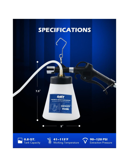 Kit Purgador de Frenos Neumático Orion Motor Tech 0.76L