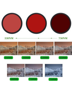 Filtro Infrarrojo Ajustable Fotga 67mm para Cámara DSLR 2