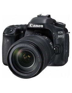 Cámara réflex digital Canon EOS 80D con lente 18-135mm
