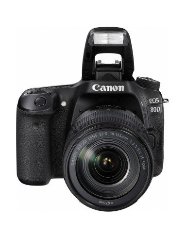 Cámara réflex digital Canon EOS 80D con lente 18-135mm