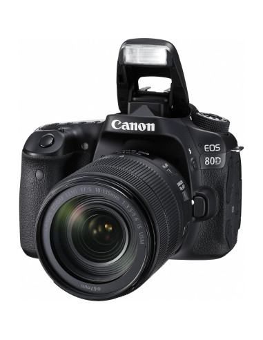 Cámara réflex digital Canon EOS 80D con lente 18-135mm
