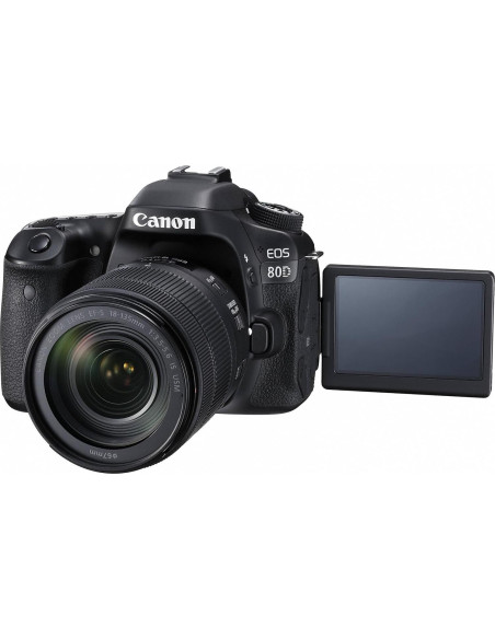 Cámara réflex digital Canon EOS 80D con lente 18-135mm