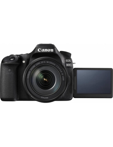 Cámara réflex digital Canon EOS 80D con lente 18-135mm